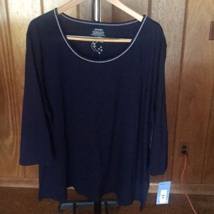 NWT Jockey Navy Sleep Shirt 3X
